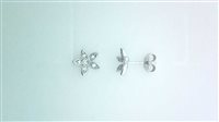 Earrings Woman in White Gold Zirconia STELLE ALPINE OV 1.80 B